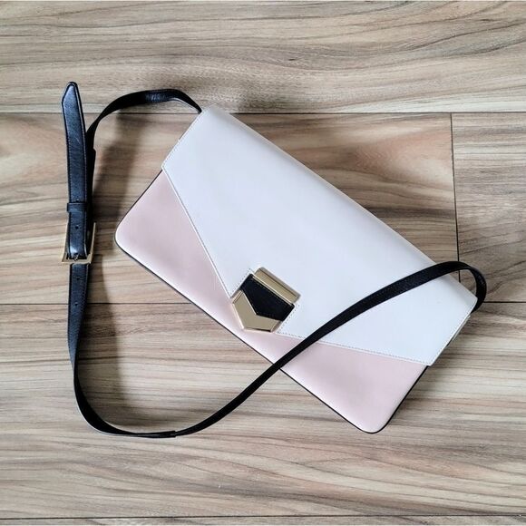 🆕 Time's Arrow Vega Envelope Colorblock Tricolor Mutli-Compartment Shoulder Bag - Picture 3 of 15